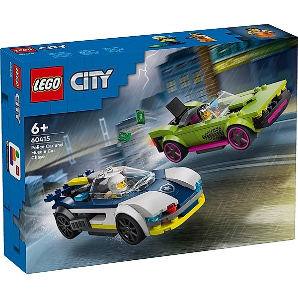 LEGO® LEGO® City 60415 VERFOLGUNGSJAGD MIT POLIZEIAUTO UND MUSCLE CAR