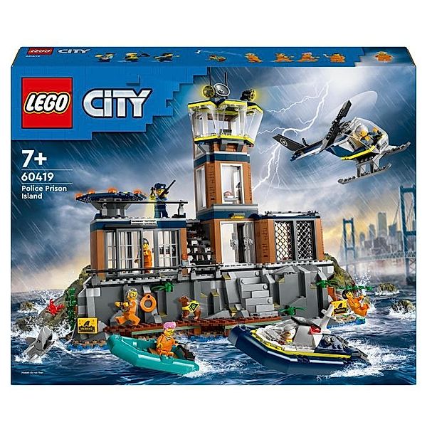 LEGO® LEGO® City 60419 Polizeistation auf der Gefängnisinsel