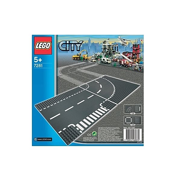 LEGO® LEGO® City 7281 Kurve / T-Kreuzung,