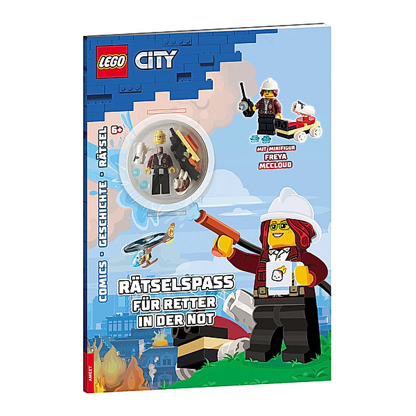 LEGO® City- Rätselspaß für Retter in der Not, m. 1 Beilage
