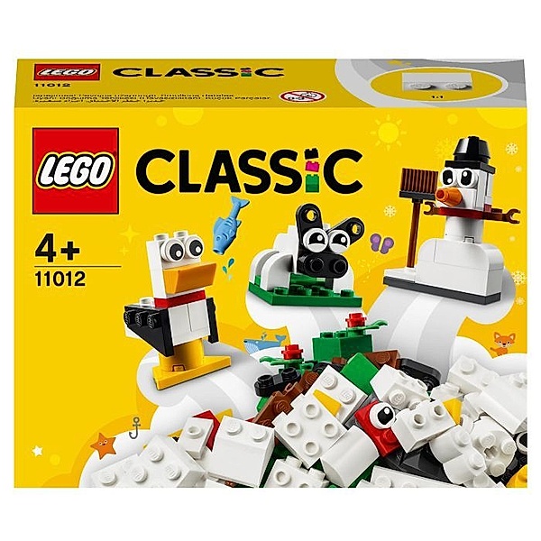 LEGO® LEGO® Classic 11012 Kreativ-Bauset mit weissen Steinen