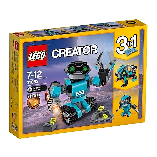 LEGO® LEGO® Creator 31062 Forschungsroboter, 205 Teile