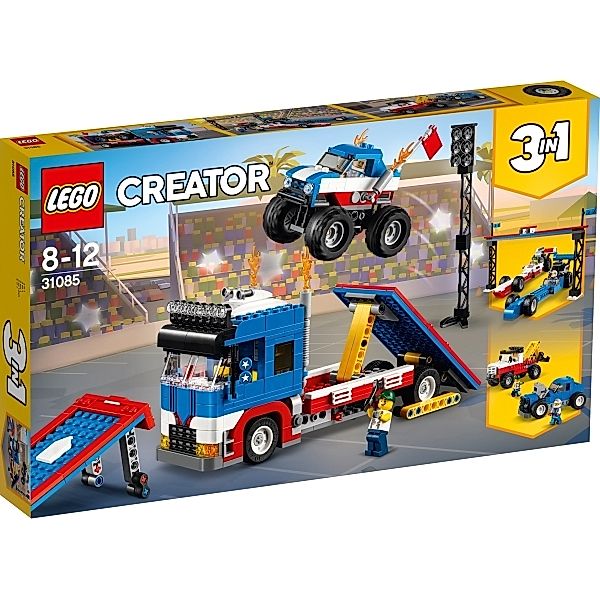 LEGO® LEGO® Creator 31085 Stunt-Truck-Transporter, 580 Teile