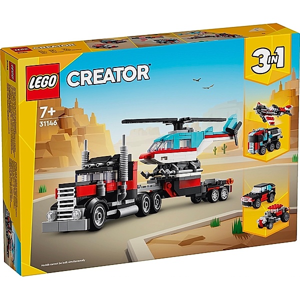 LEGO® LEGO® Creator 31146 TIEFLADER MIT HUBSCHRAUBER