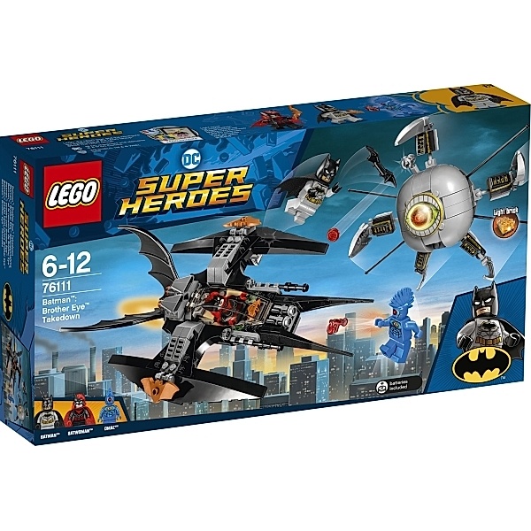 LEGO® LEGO® DC Comics 76111 Super Heroes Batman: Brother Eye Gefangennahme, 269 Teil
