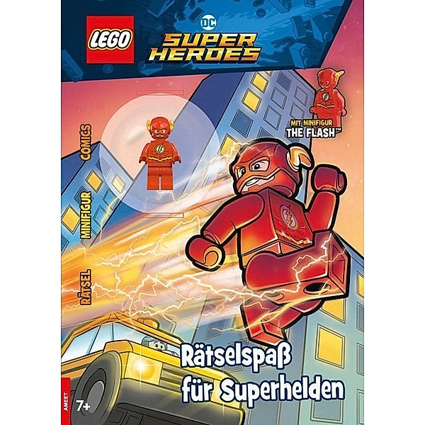 LEGO DC Superheroes - Rätselspaß für Superhelden, m. Minifigur The Flash, Ameet Verlag