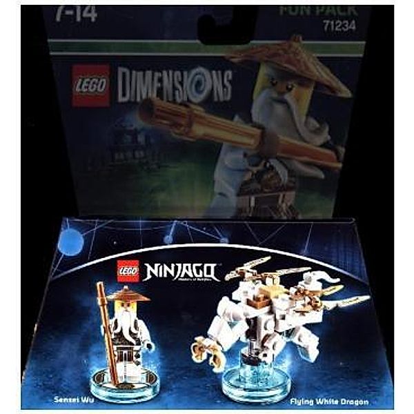 LEGO Dimensions, Fun Pack, Ninjago, Sensei Wu, 2 Figuren