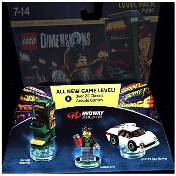 LEGO Dimensions, Level Pack, Midway Arcade, 3 Figuren