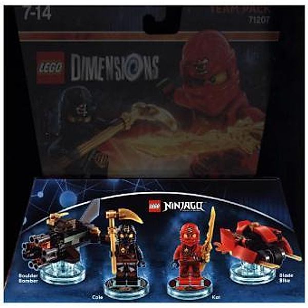 LEGO Dimensions, Team Pack, Ninjago, 4 Figuren