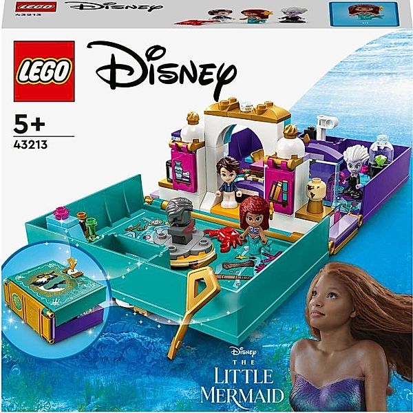 LEGO® LEGO® Disney Prinzessin 43213 Die kleine Meerjungfrau – Märchenbuch