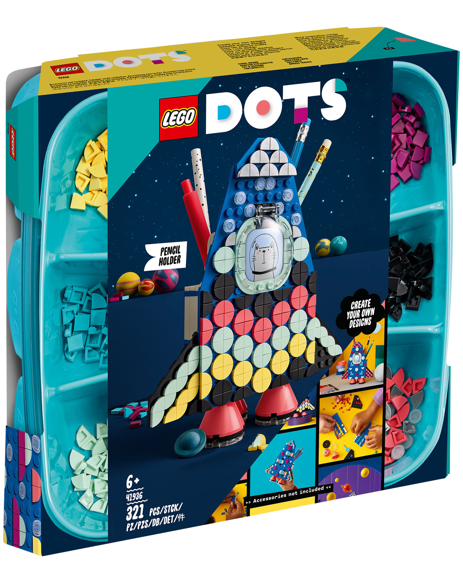 LEGO® DOTS 41936 Raketen Stiftehalter kaufen | tausendkind.de