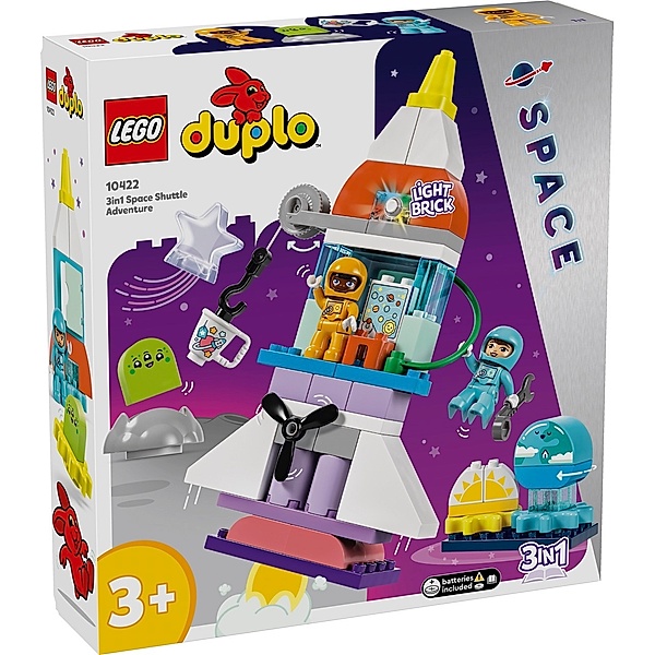 LEGO® LEGO® DUPLO® 10422 3-IN1-SPACESHUTTLE FÜR VIELE ABENTEUER
