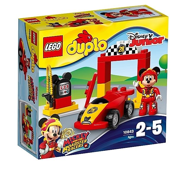 LEGO® LEGO® DUPLO® 10843 Mickys Flitzer, 15 Teile