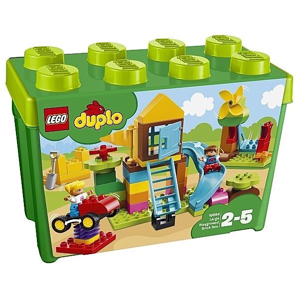 LEGO® LEGO® DUPLO® 10864 Steinebox mit großem Spielplatz, 71 Teile