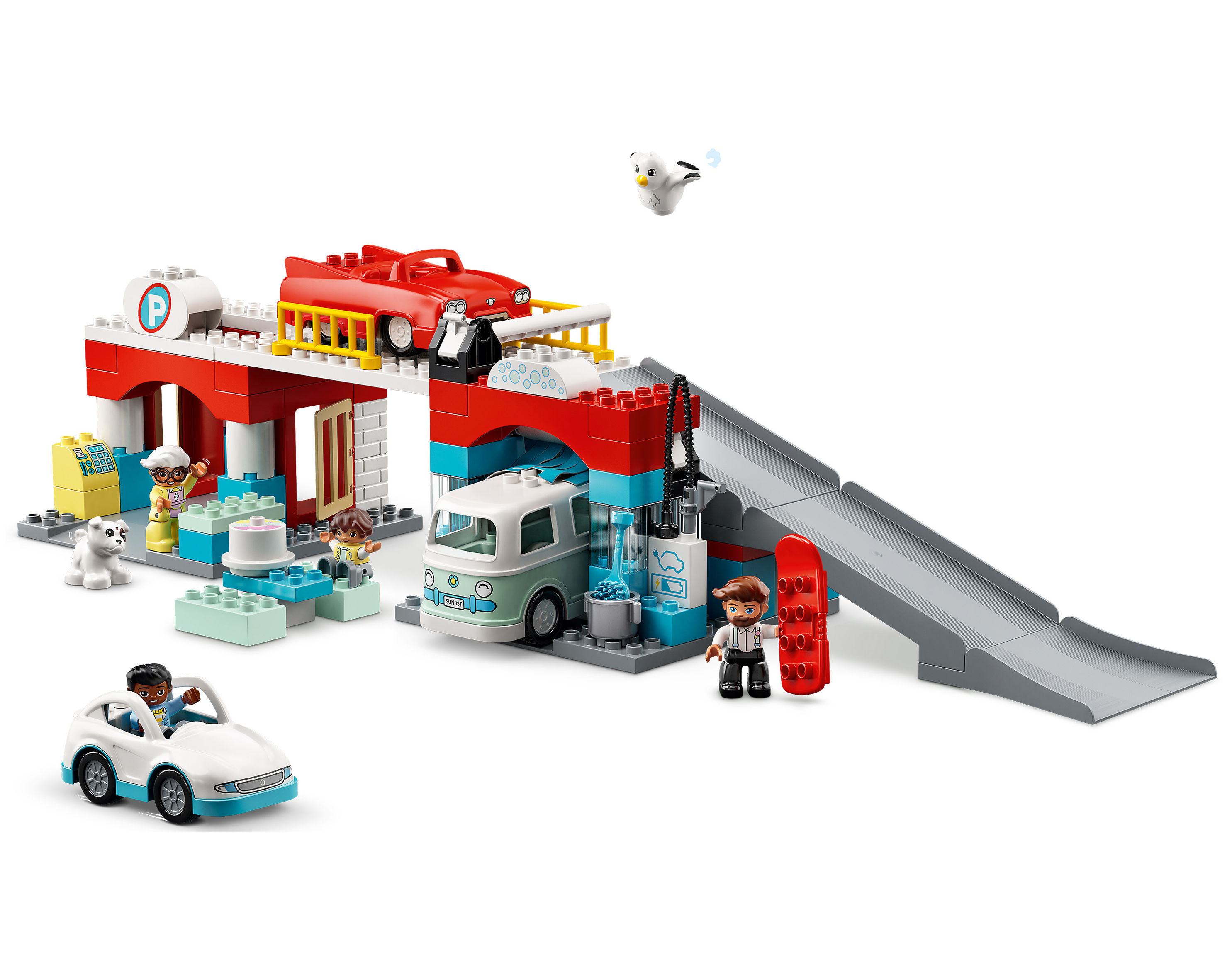 LEGO® DUPLO® 10948 Parkhaus mit Autowaschanlage | Weltbild.ch