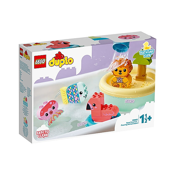 LEGO® LEGO® DUPLO 10966 Badewannenspass: Schwimmende Tierinsel