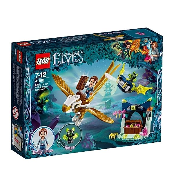 LEGO® LEGO® Elves 41190 Emily Jones und die Flucht auf dem Adler, 149 Teile, 149 Tei