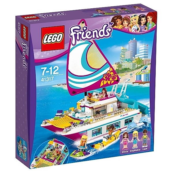 LEGO® LEGO® Friends 41317 Sonnenschein-Katamaran, 603 Teile