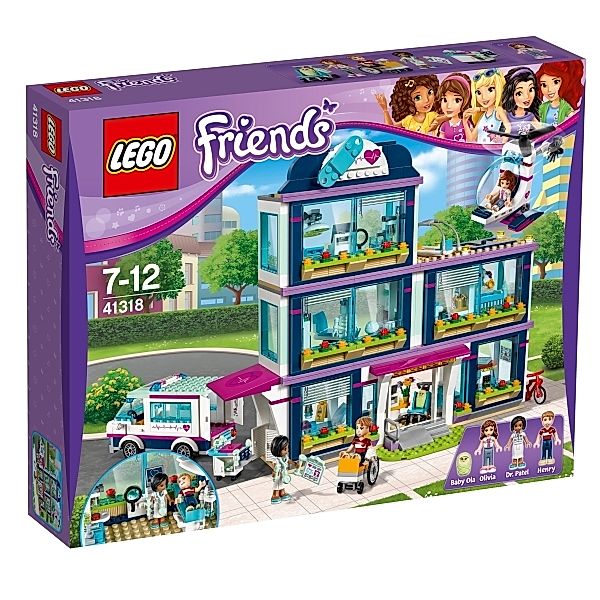 LEGO® LEGO® Friends 41318 Heartlake Krankenhaus, 871 Teile