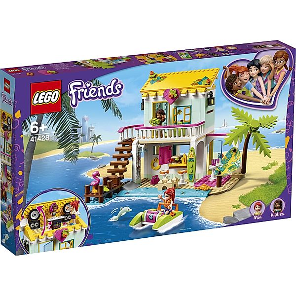 LEGO® LEGO® Friends 41428 Strandhaus mit Tretboot