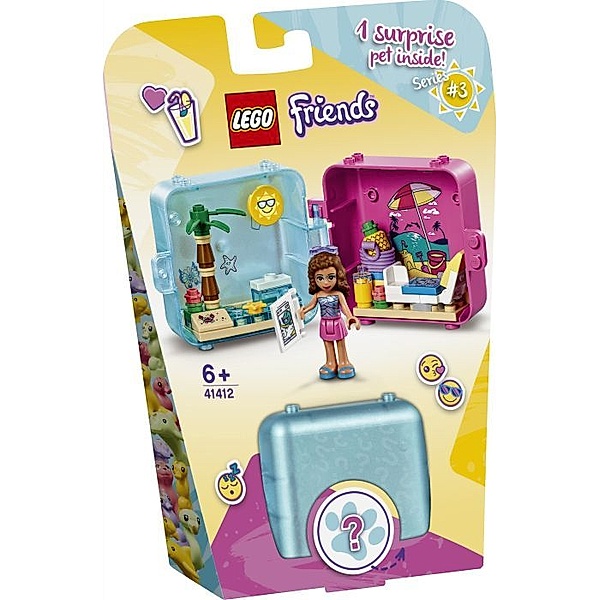 LEGO® LEGO® Friends Magische Würfel 41412 Olivias Sommer Würfel - Strandtag