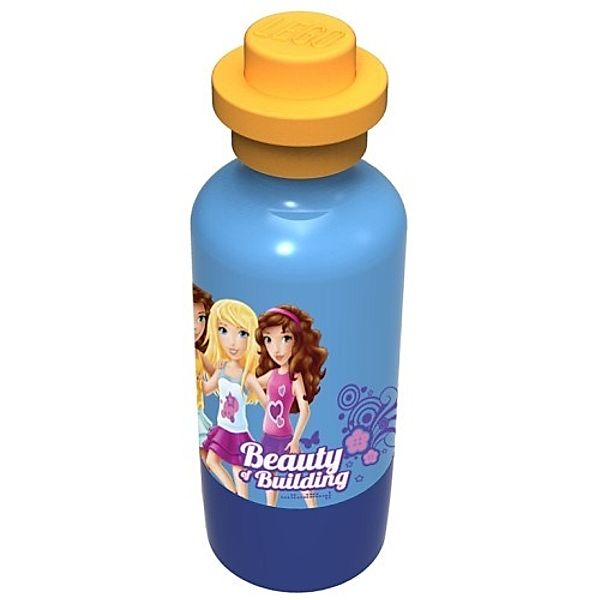 Lego Friends Trinkflasche blau/gelb