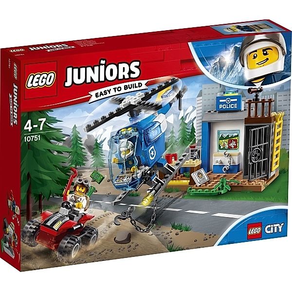 LEGO® LEGO® Juniors 10751 City Gebirgspolizei auf Verfolgungsjagd, 115 Teile