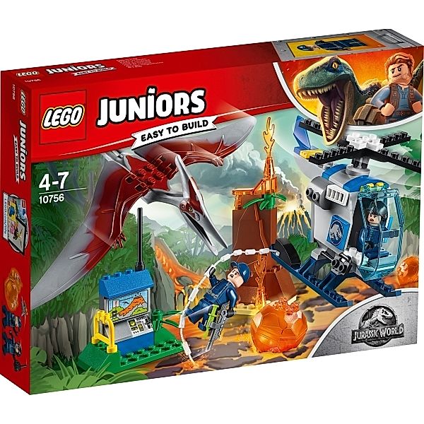 LEGO® LEGO® Juniors 10756 Jurassic World Flucht vor dem Pteranodon, 84 Teile