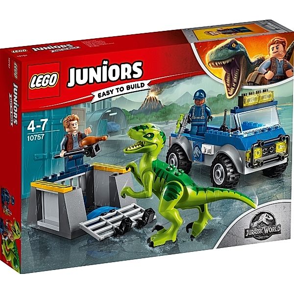 LEGO® LEGO® Juniors 10757 Jurassic World Raptoren Rettungstransporter, 85 Teile