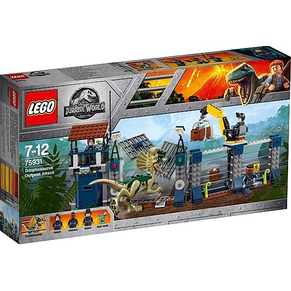 LEGO® LEGO® Jurassic World 75931 Angriff des Dilophosaurus, 289 Teile