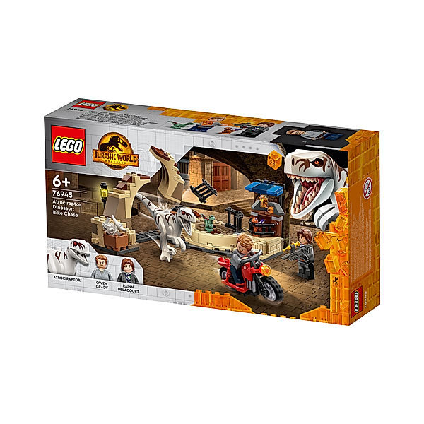 LEGO® LEGO® Jurassic World™ 76945 Atrociraptor: Motorradverfolgungsjagd