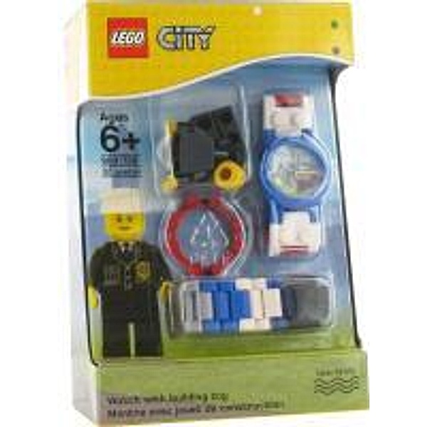 LEGO® Kinderuhr City - Polizei