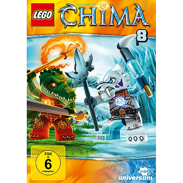 LEGO® Legends of Chima - DVD 8, John Derevlany, Tommy Andreasen, Thomas Sebastian Fenger