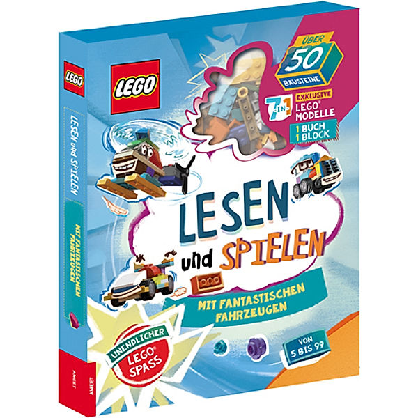 LEGO Lies und Spiel, Fahrzeuge, m. 50 Bausteinen