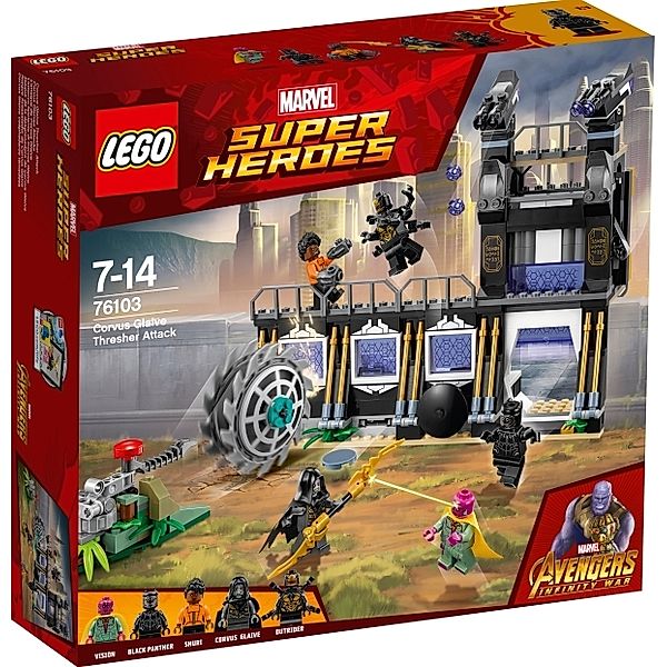 LEGO® LEGO® Marvel Super Heroes 76103 Corvus Glaives Attacke, 416 Teile