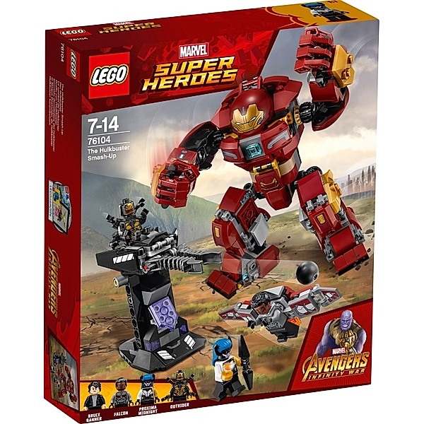 LEGO® LEGO® Marvel Super Heroes 76104 Der Hulkbuster, 375 Teile