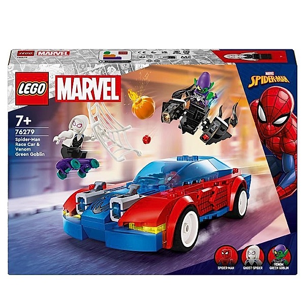 LEGO® LEGO® Marvel Super Heroes 76279 Spider-Mans Rennauto & Venom Green Goblin