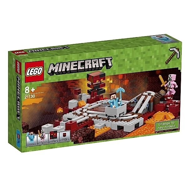 LEGO® LEGO® Minecraft? 21130 Die Nether-Eisenbahn, 387 Teile