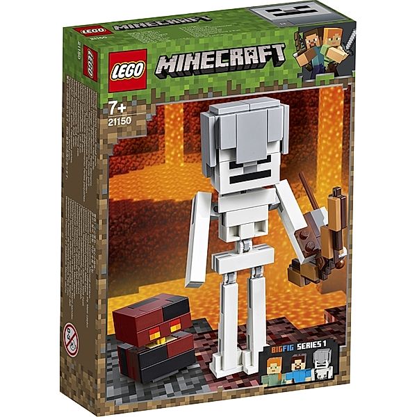 LEGO® LEGO® Minecraft 21150 BigFig Skelett mit Magmawürfel