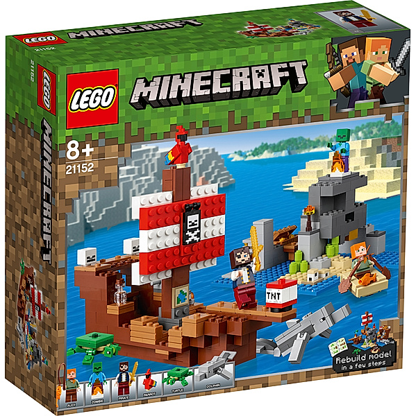 LEGO® LEGO® Minecraft 21152 Das Piratenschiff-Abenteuer