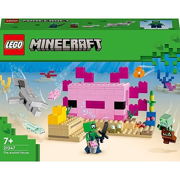 LEGO® LEGO® Minecraft™ 21247 Das Axolotl-Haus