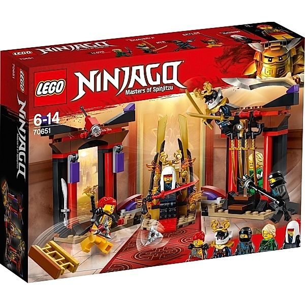 LEGO® LEGO® NINJAGO® 70651 Duell im Thronsaal, 221 Teile