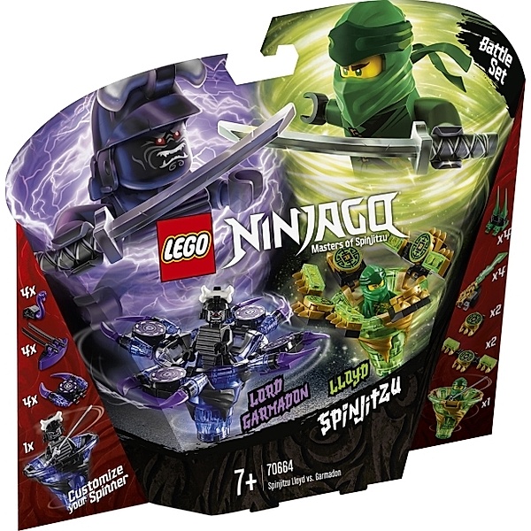 LEGO® LEGO® Ninjago 70664 Spinjitzu Lloyd vs. Garmadon