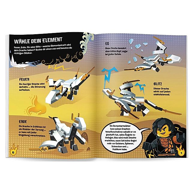 LEGO® NINJAGO® - Bauen und Spielen - Drachen, m. 1 Buch, m. 1 Beilage, m. 1  Beilage Buch jetzt online bei Weltbild.ch bestellen
