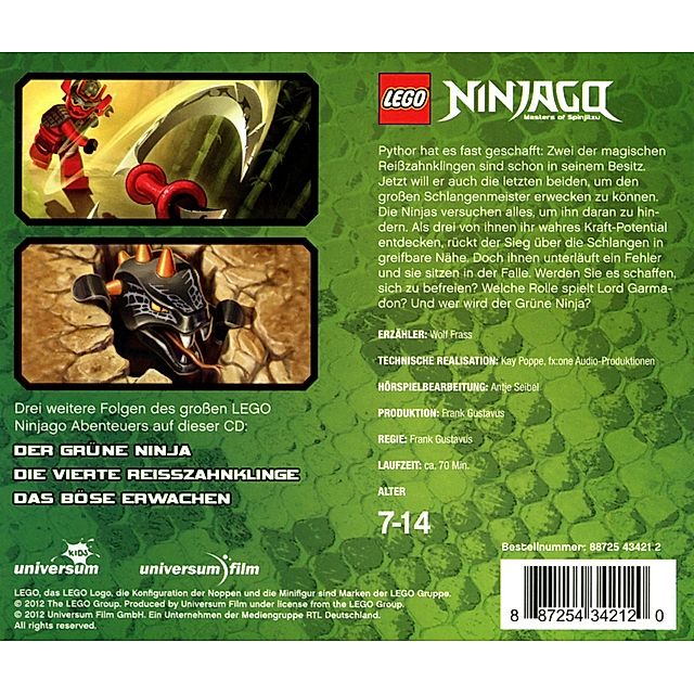 LEGO Ninjago CD 04 Hörbuch jetzt bei Weltbild.de bestellen