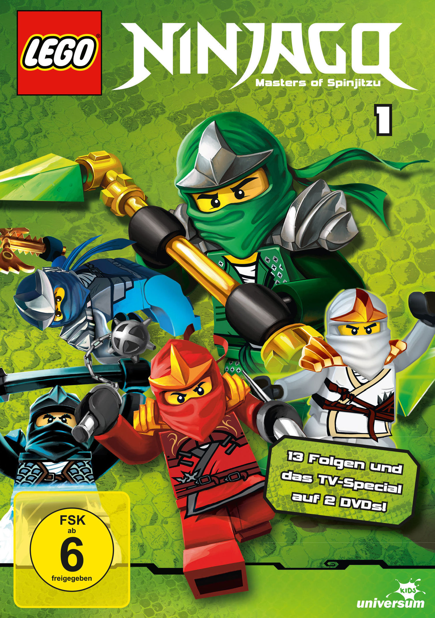LEGO® Ninjago - DVD 1 DVD jetzt bei Weltbild.de online bestellen