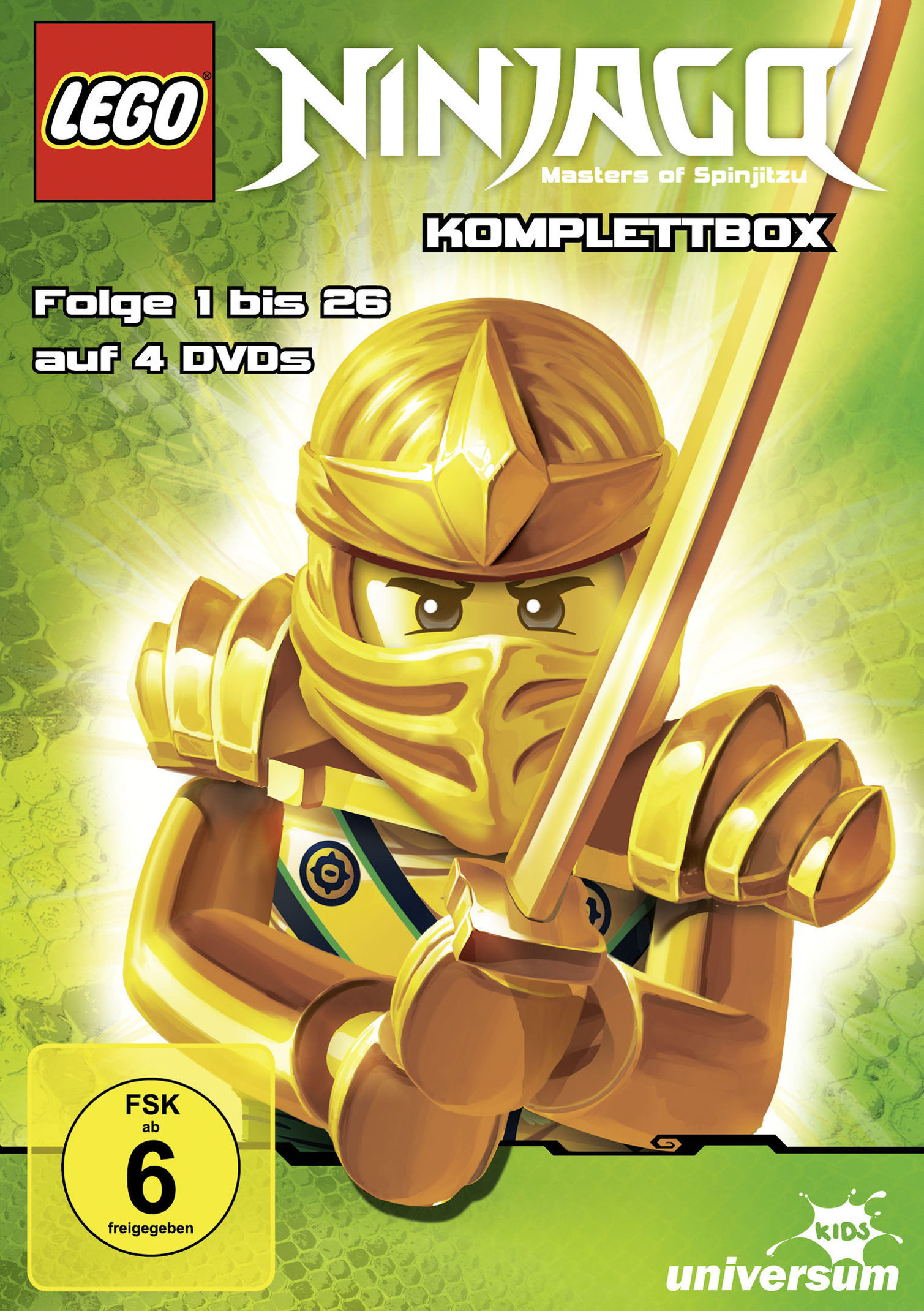 LEGO® Ninjago - Komplettbox: Folge 1 - 26 DVD | Weltbild.de