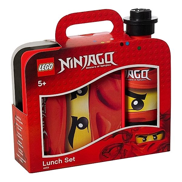 LEGO® Ninjago Lunch Set, rot