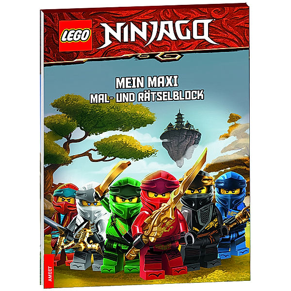 LEGO® NINJAGO® - Mein Maxi Mal- und Rätselblock