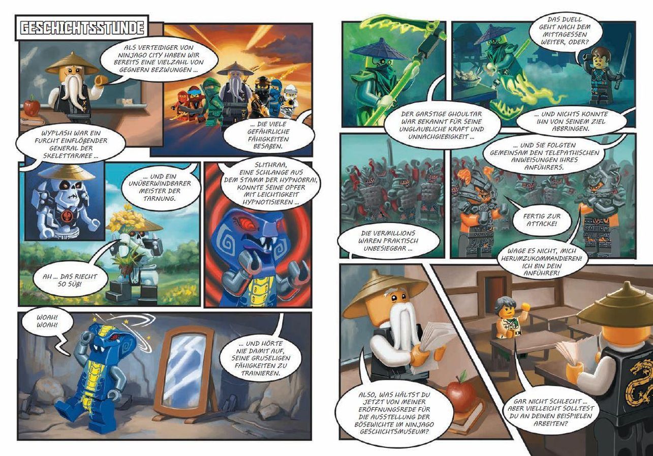 LEGO Ninjago - Rätselmalspaß mit Comics Buch versandkostenfrei bestellen